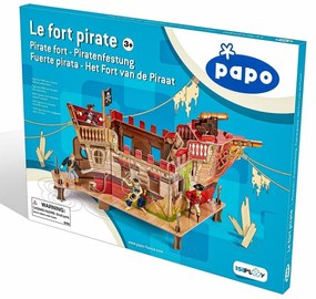 PAPO FIGURINA PUZZLE 3D CORABIE PIRATI