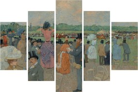 Tablou - Jean-Louis Forain, The Races at Longchamp, reproducere (150x105 cm)