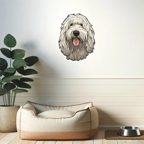 PIPPER. Autocolant Komondor mărimea: 60cm