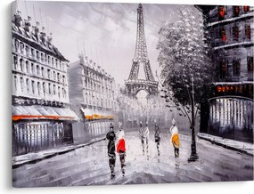 Tablou - Pictură în ulei, Paris (70x50 cm)
