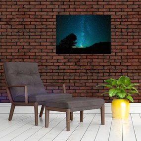 Tablou cu cerul nocturn și stele (70x50 cm)