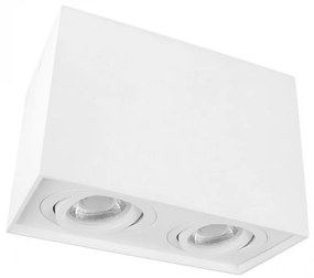 Plafonieră CHLOE DUO 2xGU10/50W/230V alb