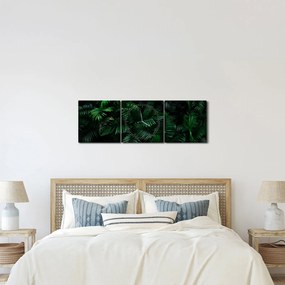 Tablou - Păpădii tropicale (cu ceas) (90x30 cm)