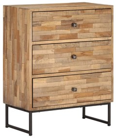 246079 vidaXL Servantă, 60 x 30 x 75 cm, lemn de tec reciclat