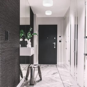 Plafonieră SIRJA 1xE27/60W/230V d. 35 cm alb