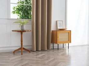 Perdea opaca DUNES VELVET 140x250 cm, bej-maro Agatat: Rejansa