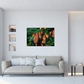 Tablou cu con de brad (90x60 cm)
