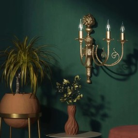 Aplica din alama masiva stilul fastuos Ludovic al XV-lea