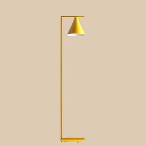 Lampadar modern galben minimalist din metal Aldex Form