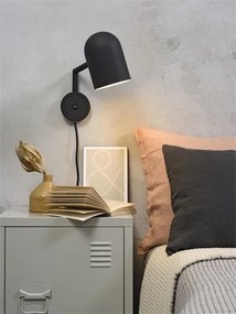 Aplica de perete design nordic Marseille black