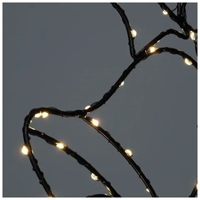 Solight 1V289 - Decorațiune LED de exterior pentru Crăciun, 100 LED/3xAA, IP44, lumină caldă, clopoței