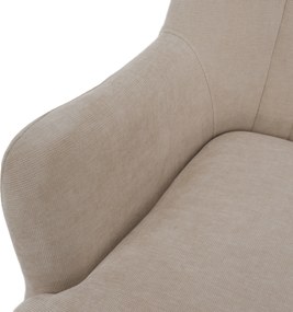 Scaun pivotant de relaxare, gri-bej, MAREN