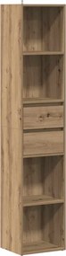 vidaXL Bibliotecă, stejar artizanal, 36x30x171 cm, lemn prelucrat