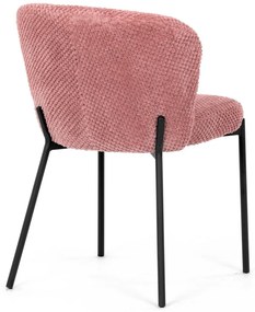 Set de scaune de sufragerie Bouclé CT-W1077 PINK2,4 buc