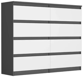 Comoda cu 8 sertare R-120-S8 - diferite variante de culoare artisan