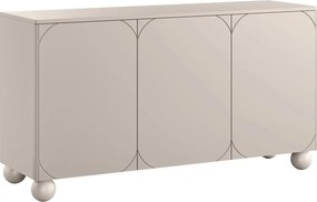 Comodă Sonatia II 150 cm trei uși - casmir / picioare rotunde