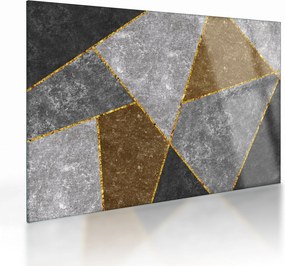 Tablou pe sticlă - Imitarea materialelor (70x50 cm)