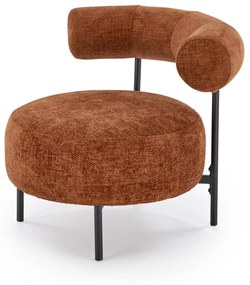 Fotoliu Hazard stofa cinnamon H72 cm