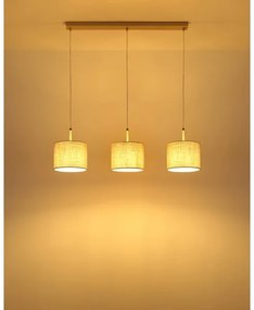 Globo 15968-3H - Candelabru DELEON suspendat pe cablu, 3xE27/40W/230V