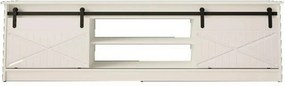 Comoda TV GRANERO, alb, PAL laminat, 200x35x57 cm