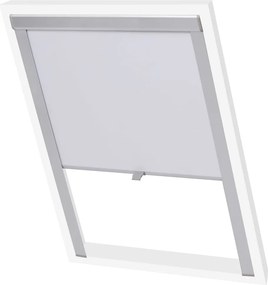 vidaXL Jaluzea opacă tip rulou, alb, PK06