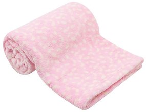 Paturica roz din fleece pentru bebelusi - Mother s Choice