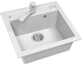 ALVEUS 1128395 - Chiuvetă bucătărie FORMIC 52x51 cm granit/albă