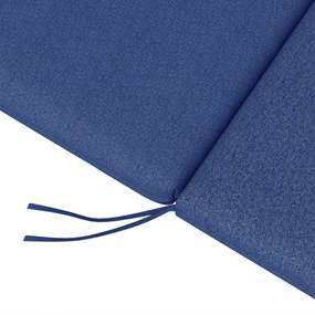 Outsunny Set de 2 saltele pentru șezlong/transat de soare cu chingi de prindere pentru grădină, Albastru | Aosom Romania