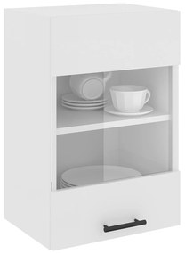 Corp Superior Karo, O Usa, cu sticla, Alb, 40 x 30 x 60 cm