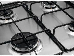 Plita incorporabila Electrolux KGS6404SX, Gaz, 4 Arzatoare, Aprindere electrica integrata, Inox, 60 cm