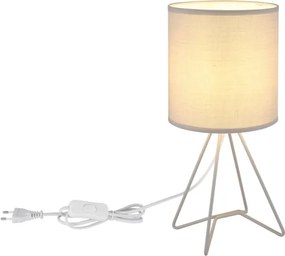 Globo 21734G - Lampă de masă TAMIAN 1xE14/40W/230V gri
