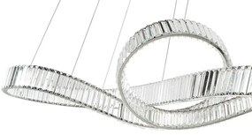 Lustra LED moderna design deosebit CHARMES 160B crom