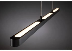 Lustră pe cablu dimabilă LED/42W LENTO 230V neagră Paulmann 79693