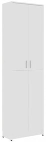 Șifonier de hol, alb, 55 x 25 x 189 cm, PAL