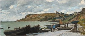 Tablou - Claude Monet, Sainte Adresse, reproducere (120x50 cm)