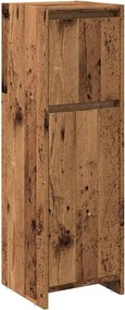 vidaXL Dulap de baie, lemn vechi, 30x30x95 cm, PAL