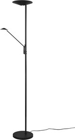 Lampadar negru mat LED cu intensitate reglabilă (înălțime 180 cm) Brantford – Trio