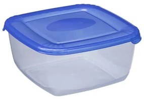 Cutie alimentară Polar pătrată cu Capac Albastru de 1.5 l