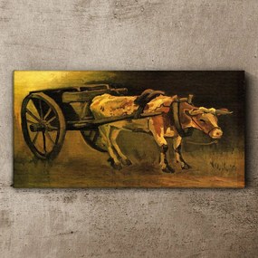Tablou canvas Car și Boi Van Gogh