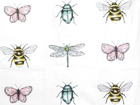 Lenjerie de pat din bumbac pentru patut TINY WINGS albă Dimensiune lenjerie de pat: 45 x 65 cm | 90 x 135 cm