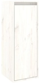 813497 vidaXL Dulap de perete, alb, 30x30x80 cm, lemn masiv de pin
