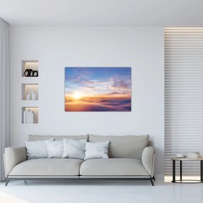 Tablou - Apus de soare deasupra norilor (90x60 cm)