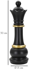 Mauro Ferretti Piesa Sah Regina cm Ø 15X50 | Aosom Romania