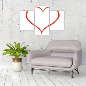 Tablou cu inima (90x60 cm)