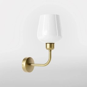 Aplica de perete design italian din alama si sticla Talis