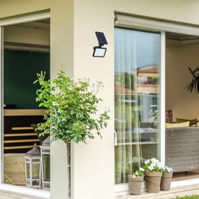 Proiector LED solar cu senzor KELNA LED/9,6W/3,7V IP44 Rabalux 77011