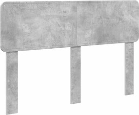 vidaXL Tăblie cap Gri din beton 160 cm Lemn compozit