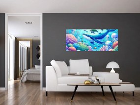 Tablou – Lume subacvatică (120x50 cm)