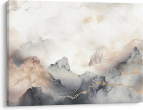 Tablou - Munte abstracție cu textura de marmură (70x50 cm)