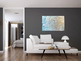 Tablou - Marmură albastră (90x60 cm)